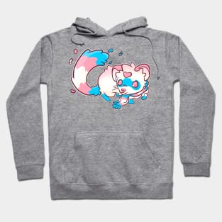 Trans Pride Ferret Hoodie